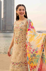 AYA –Luxury Lawn By Faiza Saqlain Unstitched Lawn Embroidered 3 Piece Suits - FSQLXL-MERJEM- Summer Collection