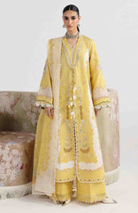 Festive Lawn By Qalamkar Unstitched Lawn Embroidered 3 Piece Suit  - QLMFSTL-05-Zaria - Summer Collection