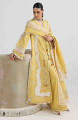 Festive Lawn By Qalamkar Unstitched Lawn Embroidered 3 Piece Suit  - QLMFSTL-05-Zaria - Summer Collection