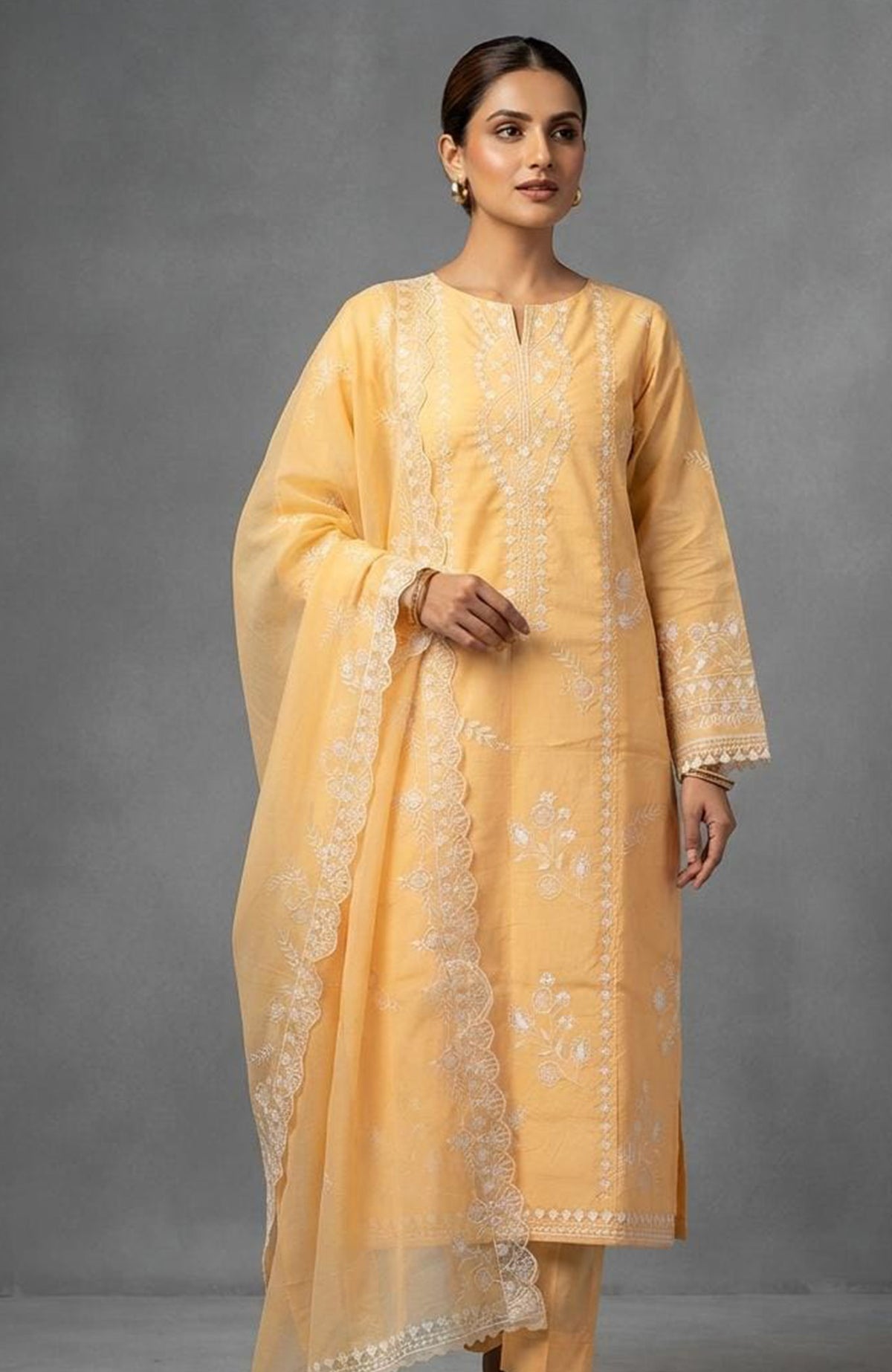 Luxury Embroidered by Saqafat Unstitched Embroidered 3 Piece Suit - SQFTESS-05- Summer Collection