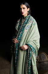 Kot Radha Kishan - Into The South By Hussain Rehar Unstitched Karandi  3 Piece Suit- HRKRKRDW- Aaira - Winter Collection