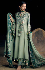 Kot Radha Kishan - Into The South By Hussain Rehar Unstitched Karandi  3 Piece Suit- HRKRKRDW- Aaira - Winter Collection