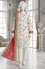 LUCHI  By Justuju Unstitched Embroidered Cambric 3 Piece Suit - JTJLCHI-06- Winter Collection