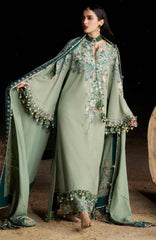 Kot Radha Kishan - Into The South By Hussain Rehar Unstitched Karandi  3 Piece Suit- HRKRKRDW- Aaira - Winter Collection