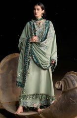 Kot Radha Kishan - Into The South By Hussain Rehar Unstitched Karandi  3 Piece Suit- HRKRKRDW- Aaira - Winter Collection