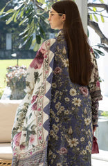 Santorini by Elaf Unstitched Lawn Printed 3 Piece Unstitched Suit - ELFSAN6A- Boo Berry- Summer Collection