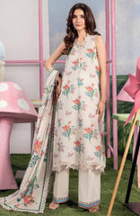 Mbasic by Maria B Unstitched Lawn Embroidered 3 Piece Suit - MBSCL-6A -  Summer Collection