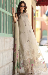 Noor Chikankari By Saadia Asad Unstitched Lawn Embroidered 3 Piece Suit - NSACKL-6A -  Summer Collection