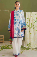 Coco  Prints Drop-One By Zara Shahjahan Unstitched Lawn Printed 3 Piece Suit - CCZSLP-6A- Aero   - Summer Collection