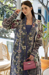 Santorini by Elaf Unstitched Lawn Printed 3 Piece Unstitched Suit - ELFSAN6A- Boo Berry- Summer Collection
