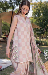 Mprints Safari Scape by Maria B Unstitched Lawn Embroidered 3 Piece Suit - MBMPSSL-6A -  Summer Collection