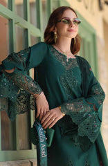 Noor Chikankari By Saadia Asad Unstitched Lawn Embroidered 3 Piece Suit - NSACKL-6B -  Summer Collection