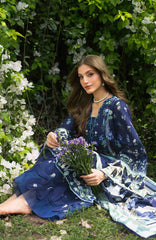 Bridgerton By Elaf Unstitched Lawn Printed 3 Piece Suit  - ELFBRGLP-6B- Fiorita- Summer Collection