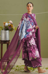 Coco  Prints Drop-One By Zara Shahjahan Unstitched Lawn Printed 3 Piece Suit - CCZSLP-6B- Aero   - Summer Collection