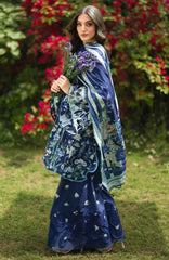 Bridgerton By Elaf Unstitched Lawn Printed 3 Piece Suit  - ELFBRGLP-6B- Fiorita- Summer Collection