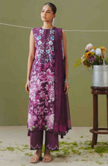 Coco  Prints Drop-One By Zara Shahjahan Unstitched Lawn Printed 3 Piece Suit - CCZSLP-6B- Aero   - Summer Collection