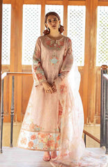 Astoria By Mushq Unstitched  Festive Lawn Embroidered 3 Piece Suit - MQHMAFL-07- Norah- Summer Collection