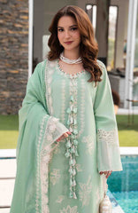 Carnation By Rang Rasiya  Unstitched  Lawn Embroidered 3 Piece Suit RRCRTL-06- Hiba- Summer Collection