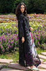 The Secret Garden - Hemline By Mushq Unstitched Lawn  Embroidered 3 Piece Suit MQHMSGL - 015 - Garden Lullaby -  Summer Collection