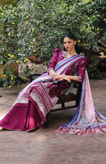 Lumina By Bin Ilyas Unstitched Lawn Embroidered 3 Piece Suit BNLYLMN-06  Summer Collection