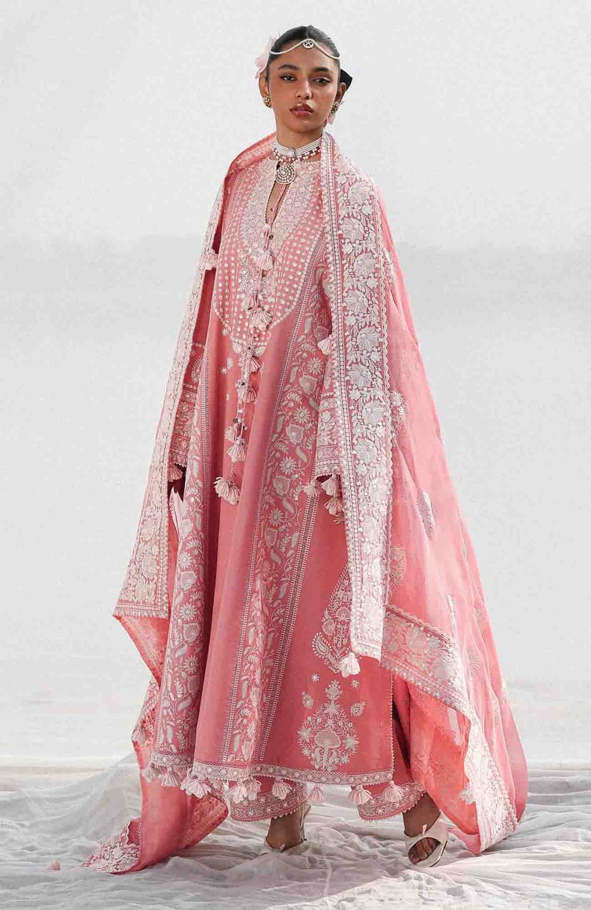 Kala Bagh By Hussain Rehar Unstitched Luxury Lawn Embroidered 3 Piece Suit - HRKBLXL-06- Sorti- Summer Collection