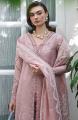 Qline by Qalamkar  Unstitched Lawn Embroidered 3 Piece Suit - QLMQDL-6- Noore -  Summer Collection