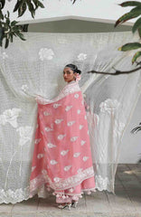 Kala Bagh By Hussain Rehar Unstitched Luxury Lawn Embroidered 3 Piece Suit - HRKBLXL-06- Sorti- Summer Collection