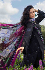 The Secret Garden - Hemline By Mushq Unstitched Lawn  Embroidered 3 Piece Suit MQHMSGL - 015 - Garden Lullaby -  Summer Collection