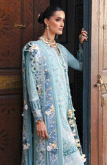 Reine Luxury By Republic Unstitched Lawn Embroidered 3 Piece Suits- RPRLXL-3A- Lilas- Summer Collection