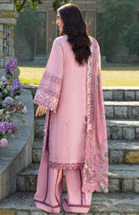 Luxury By Elaf Unstitched Lawn Embroidered 3 Piece Suit - ELFLXL-9- Rosee - Summer Collection