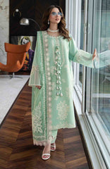 Carnation By Rang Rasiya  Unstitched  Lawn Embroidered 3 Piece Suit RRCRTL-06- Hiba- Summer Collection