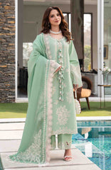 Carnation By Rang Rasiya  Unstitched  Lawn Embroidered 3 Piece Suit RRCRTL-06- Hiba- Summer Collection