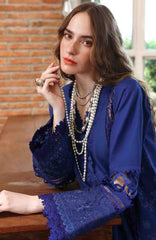 Belle Saison by Esmel Unstitched Lawn Embroidered 3 Piece Suit - ESLBLS-07- Nerelle- Summer Collection