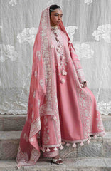 Kala Bagh By Hussain Rehar Unstitched Luxury Lawn Embroidered 3 Piece Suit - HRKBLXL-06- Sorti- Summer Collection