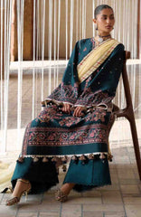 Zan By Hussain Rehar Unstitched Lawn Embroidered 3 Piece Suit -HRZANLXL-07- Cinko- Summer Collection