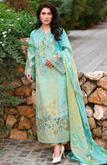A Moi - Held By Love By Mushq Unstitched Luxury Lawn Embroidered 3 Piece Suit - MQHMAM-06- Whispering Winds -  Summer Collection