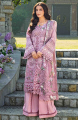 Luxury By Elaf Unstitched Lawn Embroidered 3 Piece Suit - ELFLXL-9- Rosee - Summer Collection