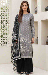Black & White by Regalia Textile Unstitched Lawn Printed 3 Piece Suit  - RGLBLWTLP -06  Summer Collection