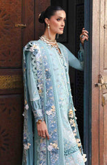 Reine Luxury By Republic Unstitched Lawn Embroidered 3 Piece Suits- RPRLXL-3A- Lilas- Summer Collection