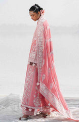 Kala Bagh By Hussain Rehar Unstitched Luxury Lawn Embroidered 3 Piece Suit - HRKBLXL-06- Sorti- Summer Collection