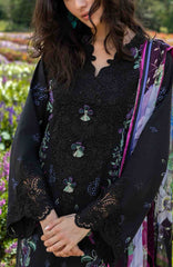 The Secret Garden - Hemline By Mushq Unstitched Lawn  Embroidered 3 Piece Suit MQHMSGL - 015 - Garden Lullaby -  Summer Collection