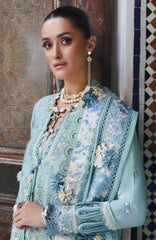 Reine Luxury By Republic Unstitched Lawn Embroidered 3 Piece Suits- RPRLXL-3A- Lilas- Summer Collection