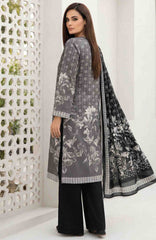 Black & White by Regalia Textile Unstitched Lawn Printed 3 Piece Suit  - RGLBLWTLP -06  Summer Collection