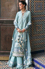 Reine Luxury By Republic Unstitched Lawn Embroidered 3 Piece Suits- RPRLXL-3A- Lilas- Summer Collection