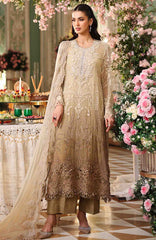 Tea Affair By Maria B Unstitched Chiffon Embroidered 3 Piece Suit- MBTACH-03- Formal Collection