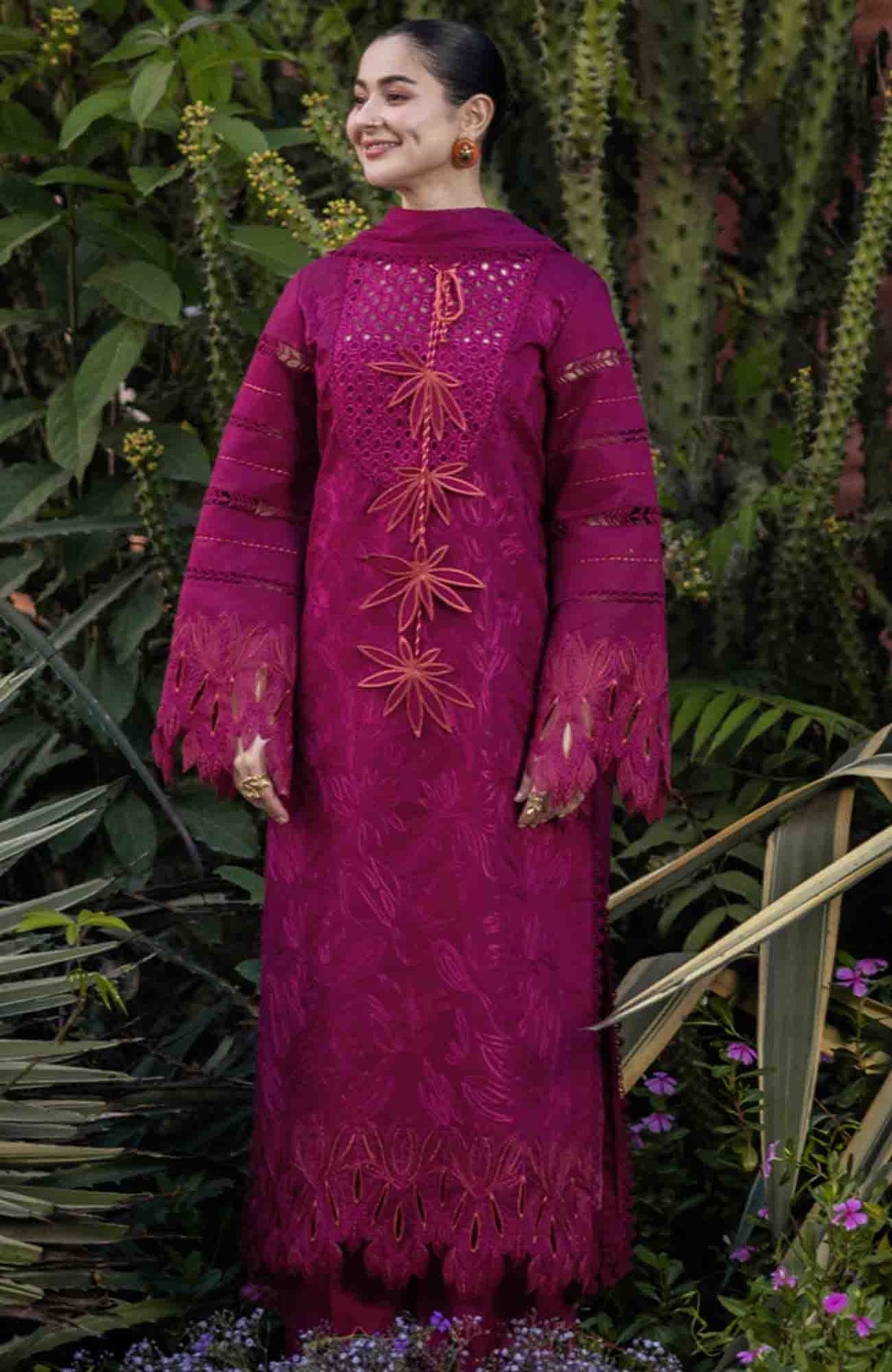 Luxury Eid By Rang Rasiya Unstitched Lawn Embroidered 3 Piece Suit  - RRLELXL-5- Ayara- Summer Collection