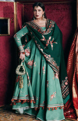 Kot Radha Kishan - Into The South By Hussain Rehar Unstitched Karandi  3 Piece Suit- HRKRKRDW- Zeba - Winter Collection