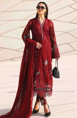 Luxury Lawn By Maria B Unstitched Lawn Embroidered 3 Piece Suit - MBLXL-7A- Summer Collection