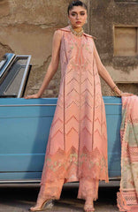 Bloom  By Saira Shakira Unstitched Lawn Embroidered 3 Piece Suits- SRSKBLM-7A- Ambre- Summer Collection