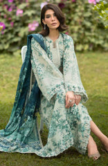 Bridgerton By Elaf Unstitched Lawn Printed 3 Piece Suit  - ELFBRGLP-7A- Daphanee- Summer Collection